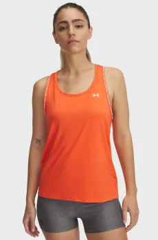 Женская оранжевая майка Tech Knockout Tank Оранжевый XS Under Armour 1389851-847