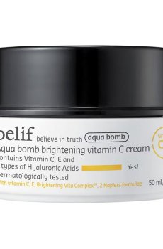 Осветляющий крем для лица Belif Aqua Bomb Brightening Vitamin C Cream с витамином C, 50 мл