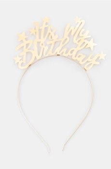 Святкова пов’язка на голову - золотий