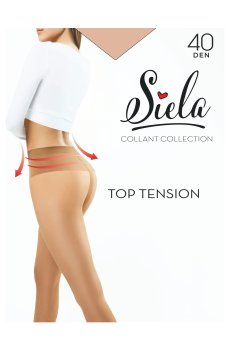 Колготки женские Siela Collant Collection Top Tension 40 Den, Daino, размер 2