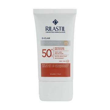 Солнцезащитный крем Rilastil D-Clar Uniforming Cream SPF 50+ Light для кожи склонной к пигментации, 40 мл Солнцезащитный крем Rilastil D-Clar Uniforming Cream SPF 50+ Light для кожи склонной к пигментации, 40 мл