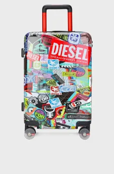 Чемодан PC PRINTED TROLLEY-STICKERS Разноцветный S Diesel DSL004.1