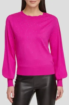 Женский розовый джемпер Розовый XS DKNY P3MSAL28