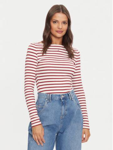 Tommy Jeans Блузка Breton DW0DW19817 Червоний Slim Fit Tommy Jeans Блузка Breton DW0DW19817 Червоний Slim Fit
