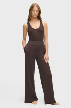 Женские темно-коричневые брюки HOTEL KARL WAFFLE Коричневый S Karl Lagerfeld B1W44006