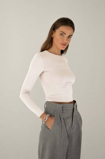 Лонгслив Saint Body женский цвет белый Лонгслив Saint Body женский цвет белый