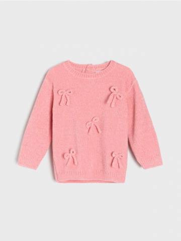Svetр z bantykamy - пастельний рожевий