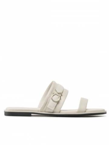 Calvin Klein Шльопанці Almond Slide W/Hw HW0HW01482 Білий Calvin Klein Шльопанці Almond Slide W/Hw HW0HW01482 Білий