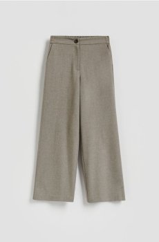 Reserved - Брюки з широкими штанинами - світло-сірий - 006HG-09M