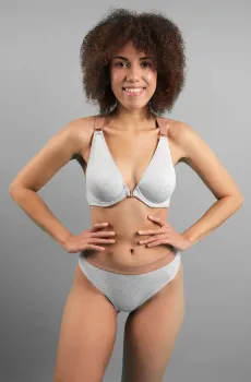 Женский серый бюстгальтер Серый 70F brabrabra SLZ24501017