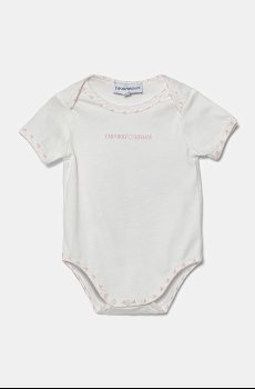 Детское боди из хлопка Emporio Armani 2 шт