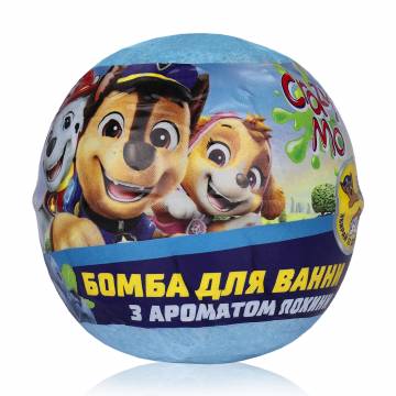 Бомбы шипучие для ванны Crazy Mo Щенячий патруль с джибитсом, с сюрпризом, с ароматом голубики, 140 г Бомбы шипучие для ванны Crazy Mo Щенячий патруль с джибитсом, с сюрпризом, с ароматом голубики, 140 г
