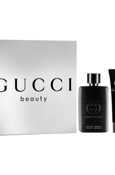 Парфюмированный набор Gucci Guilty Pour Homme мужской (парфюмированная вода, 50 мл + гель для душа, 50 мл)