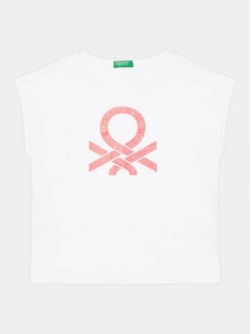 United Colors Of Benetton Футболка 3I1XC10C0 Білий Regular Fit United Colors Of Benetton Футболка 3I1XC10C0 Білий Regular Fit