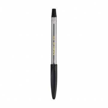 Ручка шариковая Buromax Classic Grip с грипом, черные чернила, 0.7 мм (BM.8100-02) Ручка шариковая Buromax Classic Grip с грипом, черные чернила, 0.7 мм (BM.8100-02)
