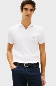 Мужское белое поло TIPPED SLIM Белый XL Tommy Hilfiger MW0MW43144