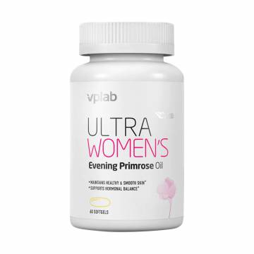 Масло примули вечерней для женщин VPLab Ultra Womens Evening Primrose Oil, 60 желатиновых капсул Масло примули вечерней для женщин VPLab Ultra Womens Evening Primrose Oil, 60 желатиновых капсул