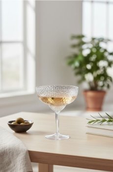 Келихи з рельєфною текстурою 2 pack - clear