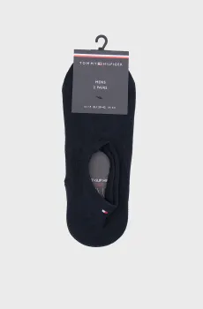 Мужские темно-синие следы (2 пары) Синий 39-42 Tommy Hilfiger 382024001