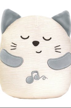 Мягкая музыкальная игрушка Chicco Муркотик, с вибрацией, 20*17*10 см, с рождения (11567.00)