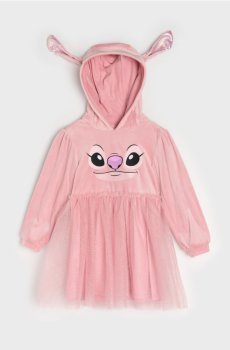 Трикотажна сукня Stitch - рожевий