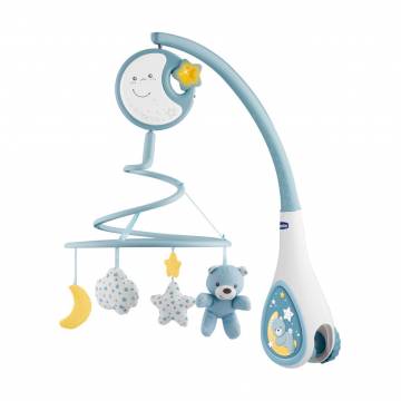 Музыкальный мобиль Chicco Next2Dreams, голубой, с рождения (07627.20) Музыкальный мобиль Chicco Next2Dreams, голубой, с рождения (07627.20)