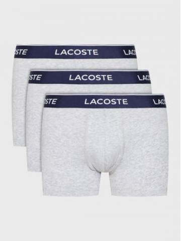 Lacoste Набір з 3 пар боксерів 5H3389 Сірий Lacoste Набір з 3 пар боксерів 5H3389 Сірий