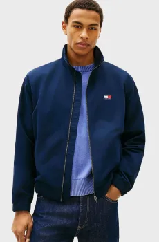 Мужская темно-синяя куртка ESSENTIAL Синий L Tommy Jeans DM0DM22720