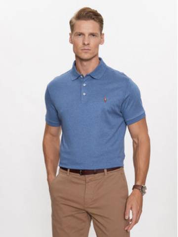 Polo Ralph Lauren Поло 710713130008 Голубий Custom Slim Fit Polo Ralph Lauren Поло 710713130008 Голубий Custom Slim Fit