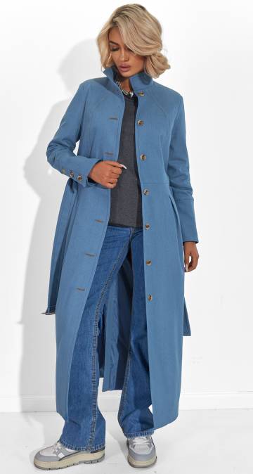 Жіночий верхній одяг Lemanta джинсовий тренч максі 44 (6037)