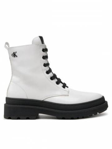 Calvin Klein Jeans Черевики туристичні Lace-Up Bootie V4A5-81031-1453 S Білий Calvin Klein Jeans Черевики туристичні Lace-Up Bootie V4A5-81031-1453 S Білий