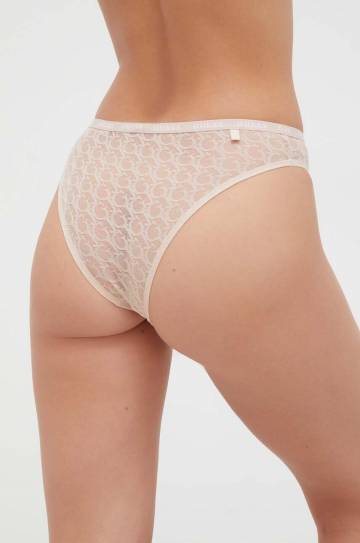 Трусы Guess цвет бежевый Трусы Guess цвет бежевый