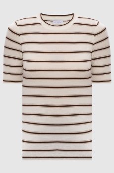 Белый топ из шерсти и кашемира