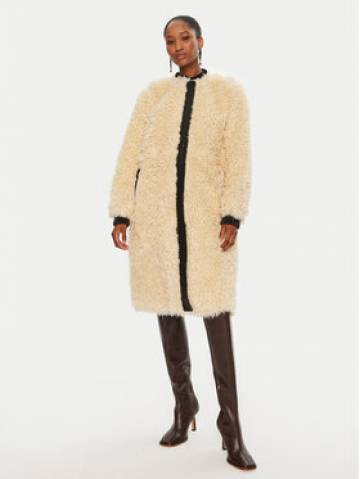 Patrizia Pepe Шуба 2O0140 E054 J4C6 Бежевий Regular Fit Patrizia Pepe Шуба 2O0140 E054 J4C6 Бежевий Regular Fit