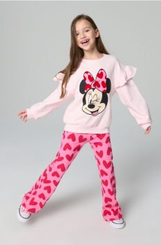 Комплект із світшота та штанів Minnie Mouse - різнобарвний