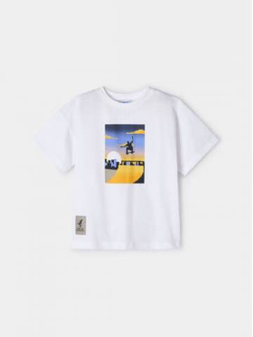 Mayoral Футболка 3015 Білий Regular Fit Mayoral Футболка 3015 Білий Regular Fit