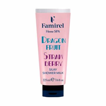 Шелковое молочко для душа Famirel Home SPA Silky Shower Milk, Dragon Fruit & Strawberry, 225 мл Шелковое молочко для душа Famirel Home SPA Silky Shower Milk, Dragon Fruit & Strawberry, 225 мл