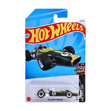 Базовый автомобиль Hot Wheels 67 Lotus Type 49, от 3 лет, 11*3.5*11 см (5785) Базовый автомобиль Hot Wheels 67 Lotus Type 49, от 3 лет, 11*3.5*11 см (5785)