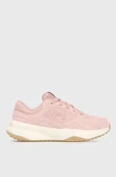 Женские розовые кроссовки UA W Edge SUEDE Розовый 6.5 Under Armour 6003014-673