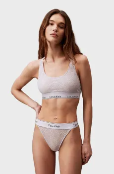 Женские сиреневые трусики STRING THONG Сиреневый XS Calvin Klein 000QF7714E