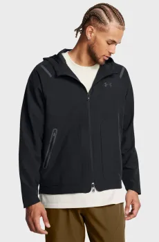 Мужская черная ветровка UA Unstoppable Jacket LC Черный XL Under Armour 1389354-001