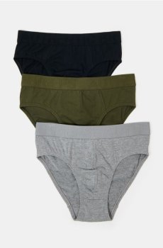 Бавовняні труси сліпи 3 pack - різнобарвний