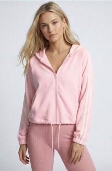 Худі на блискавці - рожевий