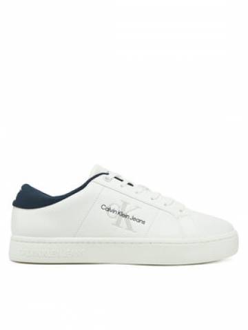 Calvin Klein Jeans Снікерcи Classic Cupsole Low Ml Lth YM0YM00864 Білий Calvin Klein Jeans Снікерcи Classic Cupsole Low Ml Lth YM0YM00864 Білий