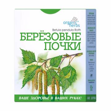 Фитoчай ФiтoБіоТехнології Organic Herbs Березовые почки, 50 г Фитoчай ФiтoБіоТехнології Organic Herbs Березовые почки, 50 г
