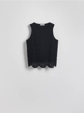 Reserved - LADIES` BLOUSE - чорний - 6169E-99X Reserved - LADIES` BLOUSE - чорний - 6169E-99X