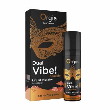 Жидкий вибратор Orgie Dual Vibe! Kissable Liquid Vibrator Sex On The Beach, 15 мл Жидкий вибратор Orgie Dual Vibe! Kissable Liquid Vibrator Sex On The Beach, 15 мл
