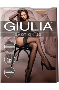 Чулки женские Giulia Emotion 20 DEN, Diano, размер 5/6