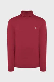 Мужской бордовый гольф CLASSIC Бордовый 3XL Gant 8030563