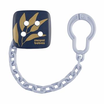 Цепочка для пустышки Canpol Babies Gold голубая, с рождения (2/440_blu)